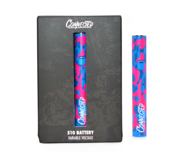 CONNECTED | Pink/Blue Camo – 510 Battery