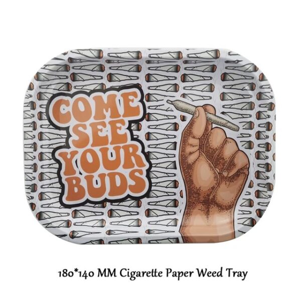 Come See Your Buds Rolling Tray