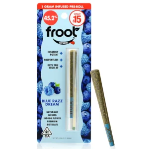 Froot – BLUE RAZZ DREAM Infused 1 Gram Pre-Roll