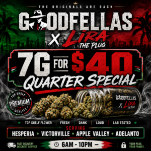 7 for $40 LIRA’S Quarter Special